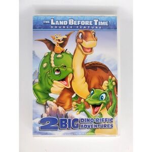 The Land Before Time * Double Feature DVD * 2 Big‎ Dino-Riffic Adventures